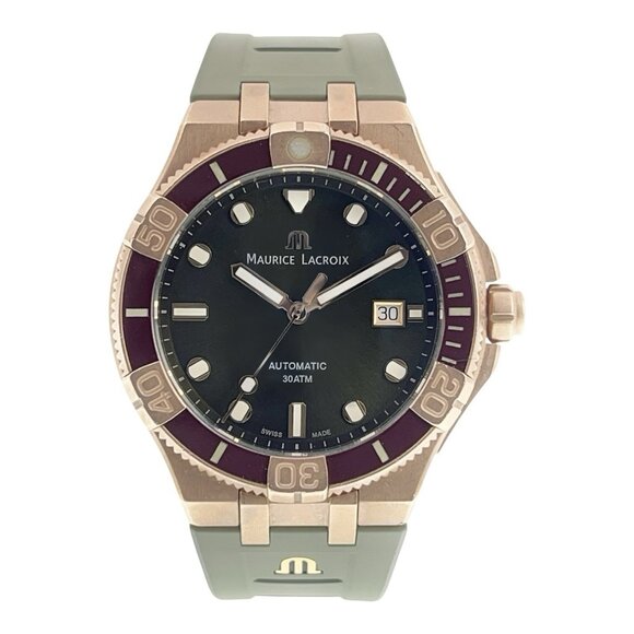 Maurice Lacroix Bronze Green Dial 43mm Automatic Movement Men’s Watch AI6058 - Picture 1 of 8